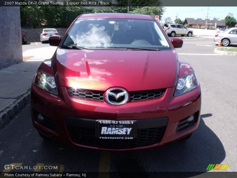 Copper Red Mica / Black 2007 Mazda CX-7 Grand Touring