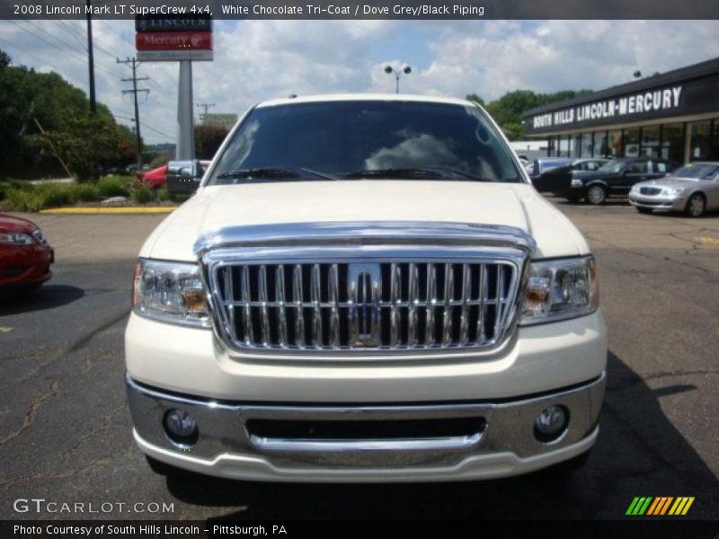 White Chocolate Tri-Coat / Dove Grey/Black Piping 2008 Lincoln Mark LT SuperCrew 4x4
