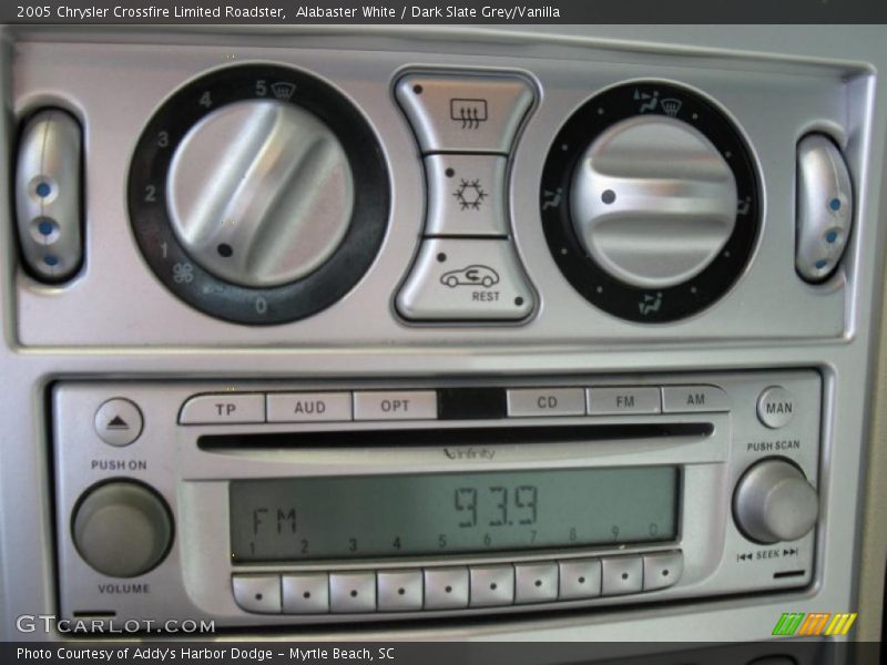 Controls of 2005 Crossfire Limited Roadster