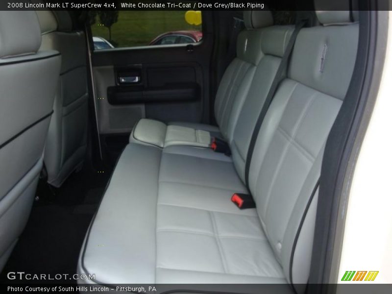 White Chocolate Tri-Coat / Dove Grey/Black Piping 2008 Lincoln Mark LT SuperCrew 4x4