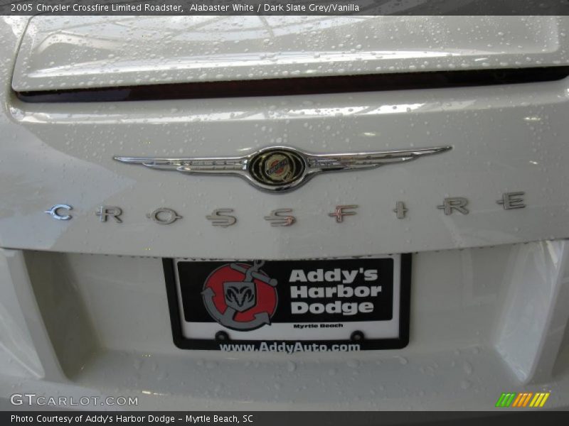 Alabaster White / Dark Slate Grey/Vanilla 2005 Chrysler Crossfire Limited Roadster