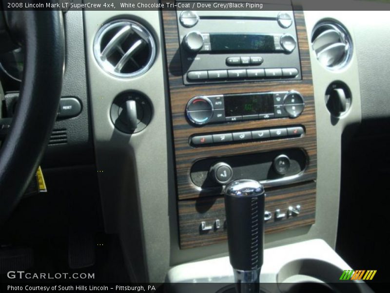 White Chocolate Tri-Coat / Dove Grey/Black Piping 2008 Lincoln Mark LT SuperCrew 4x4