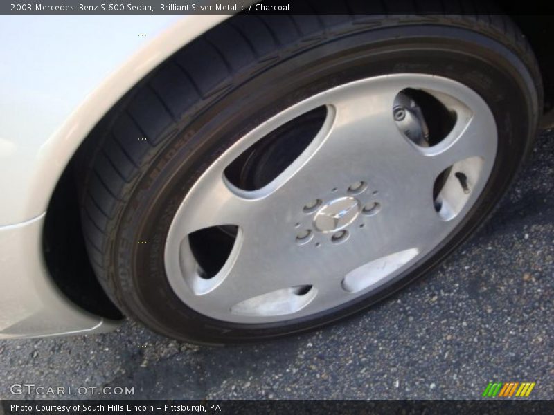 Brilliant Silver Metallic / Charcoal 2003 Mercedes-Benz S 600 Sedan