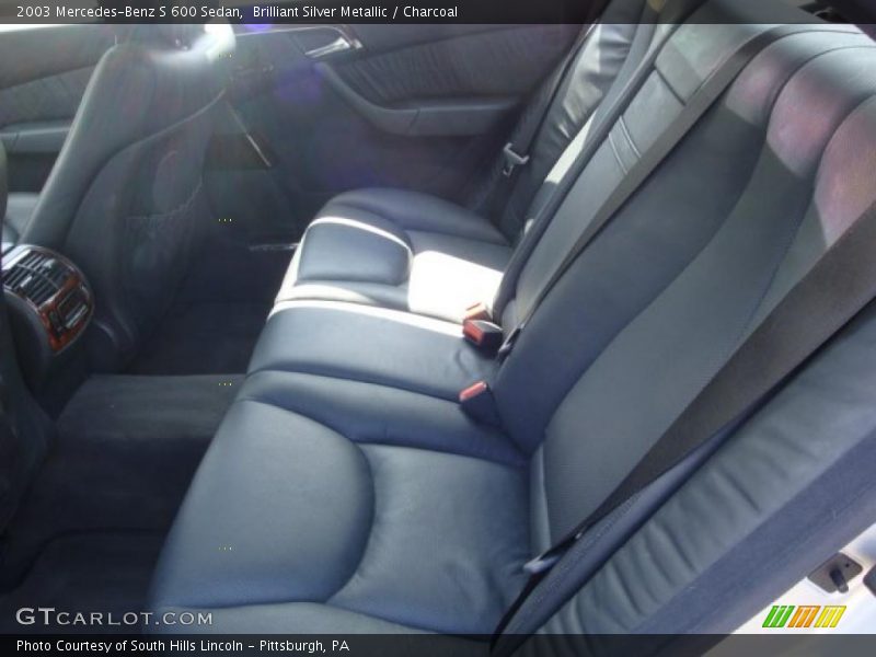 Brilliant Silver Metallic / Charcoal 2003 Mercedes-Benz S 600 Sedan