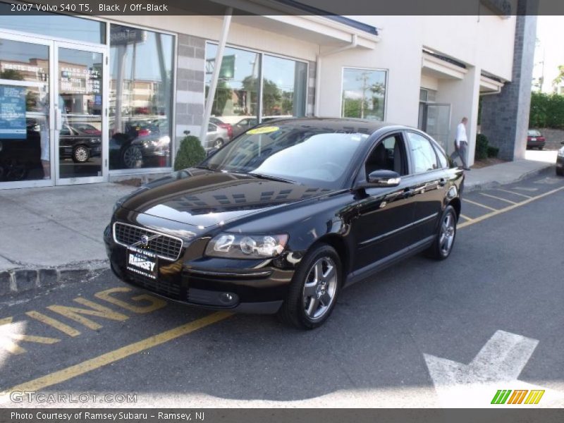 Black / Off-Black 2007 Volvo S40 T5