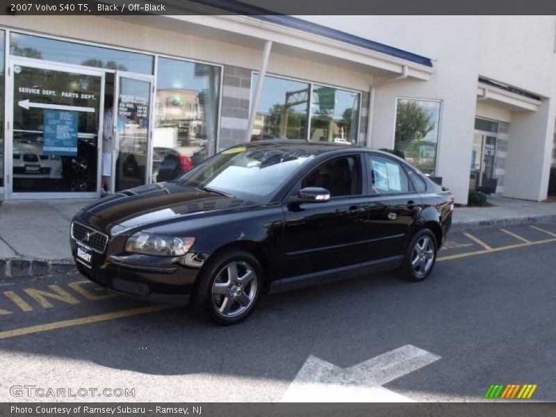 Black / Off-Black 2007 Volvo S40 T5