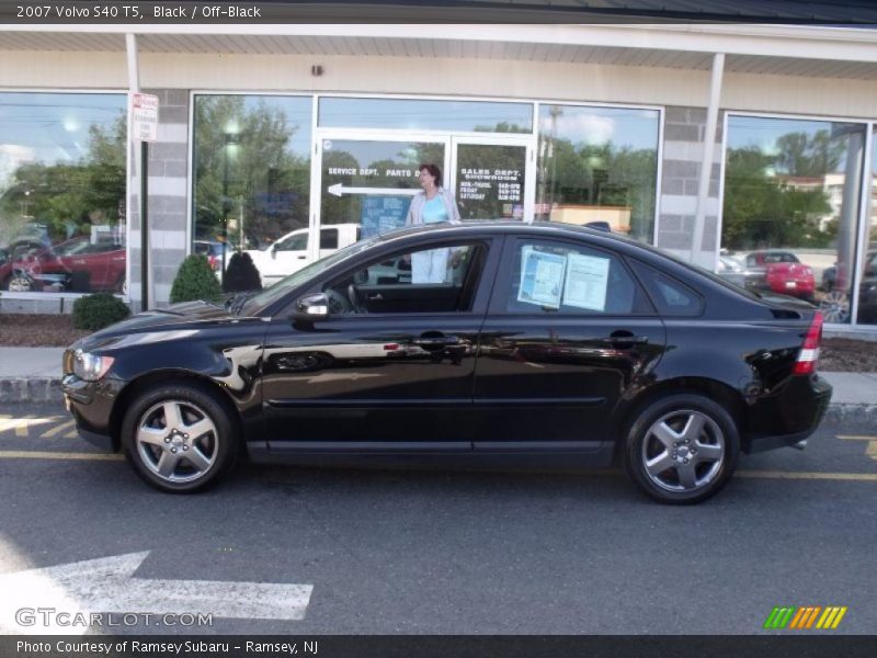 Black / Off-Black 2007 Volvo S40 T5