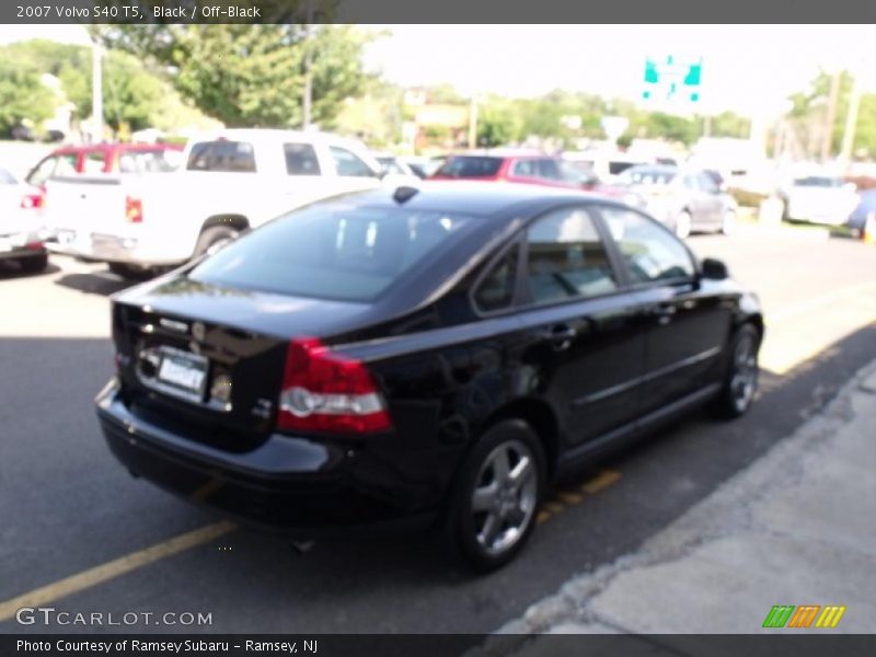 Black / Off-Black 2007 Volvo S40 T5