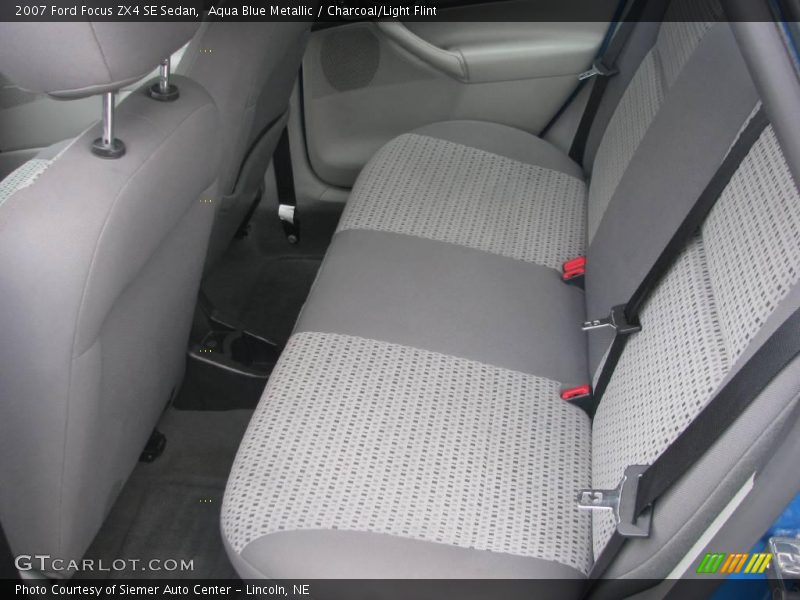 Aqua Blue Metallic / Charcoal/Light Flint 2007 Ford Focus ZX4 SE Sedan