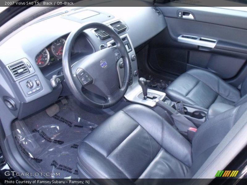 Black / Off-Black 2007 Volvo S40 T5