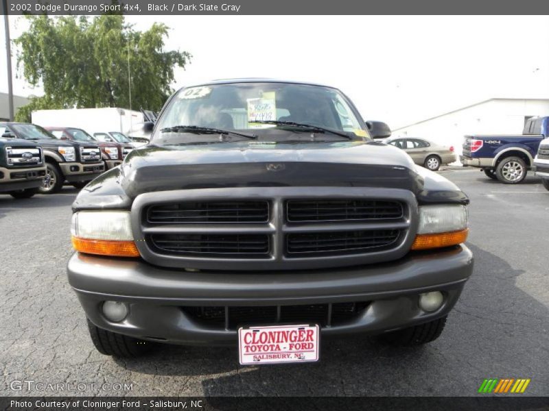 Black / Dark Slate Gray 2002 Dodge Durango Sport 4x4