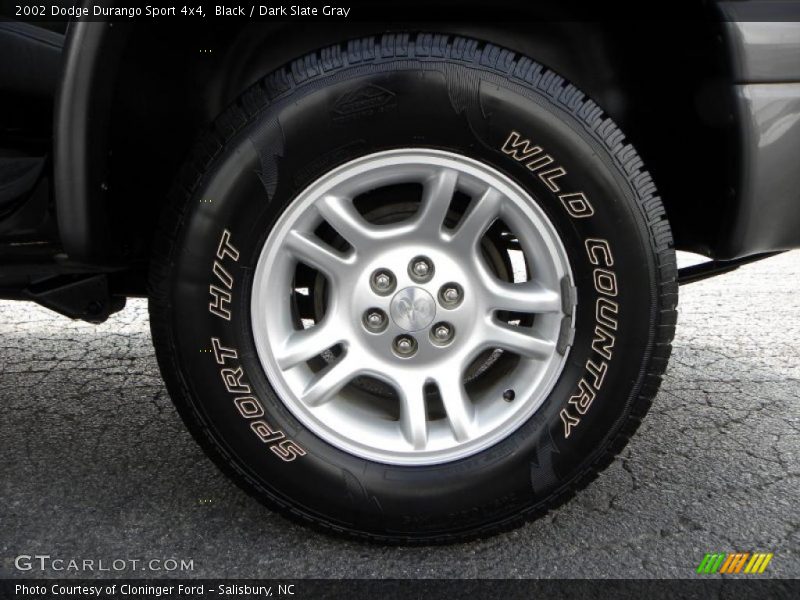 Black / Dark Slate Gray 2002 Dodge Durango Sport 4x4
