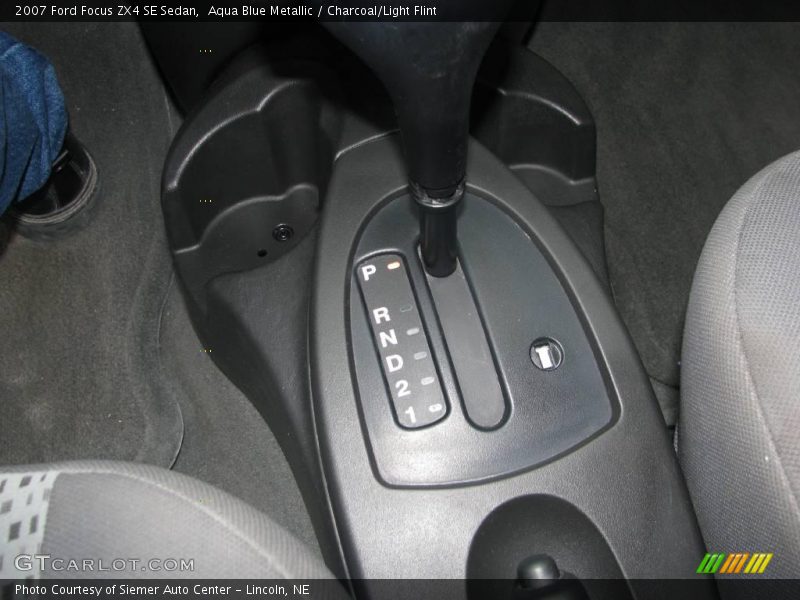 Aqua Blue Metallic / Charcoal/Light Flint 2007 Ford Focus ZX4 SE Sedan