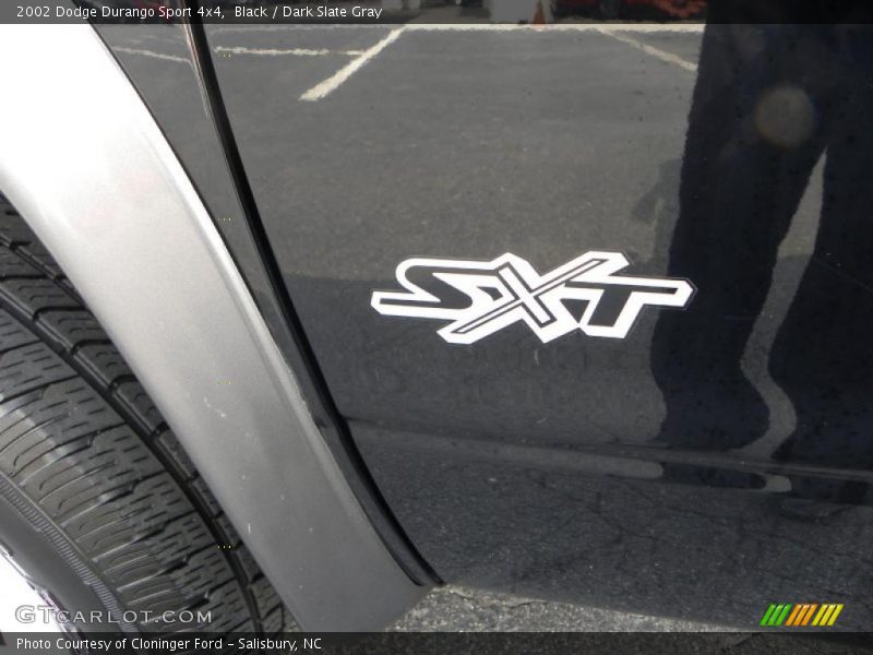 Black / Dark Slate Gray 2002 Dodge Durango Sport 4x4