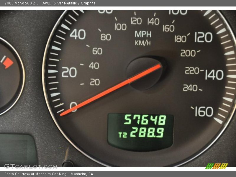 Silver Metallic / Graphite 2005 Volvo S60 2.5T AWD