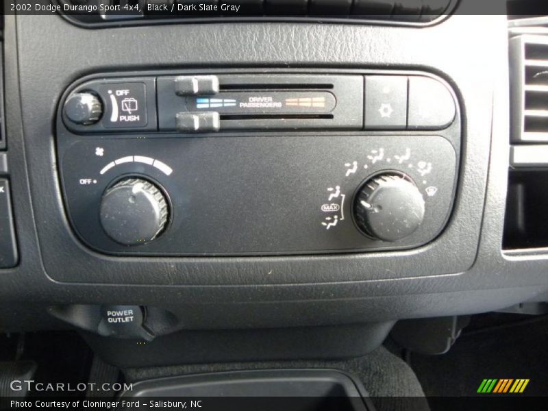 Black / Dark Slate Gray 2002 Dodge Durango Sport 4x4