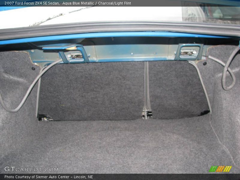 Aqua Blue Metallic / Charcoal/Light Flint 2007 Ford Focus ZX4 SE Sedan