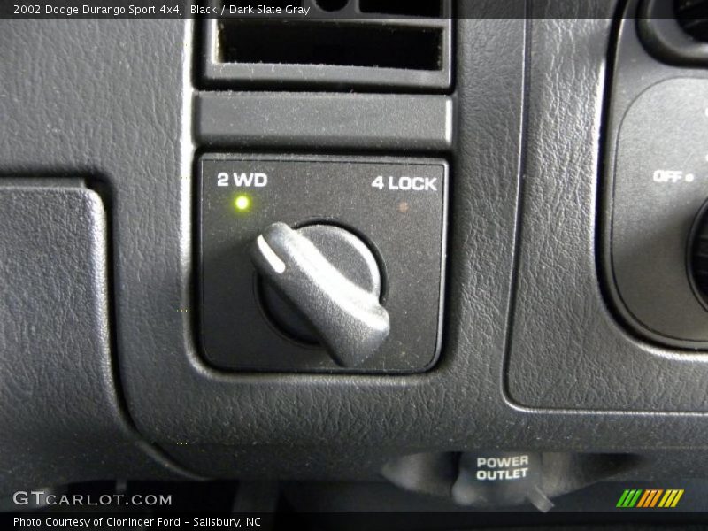 Black / Dark Slate Gray 2002 Dodge Durango Sport 4x4