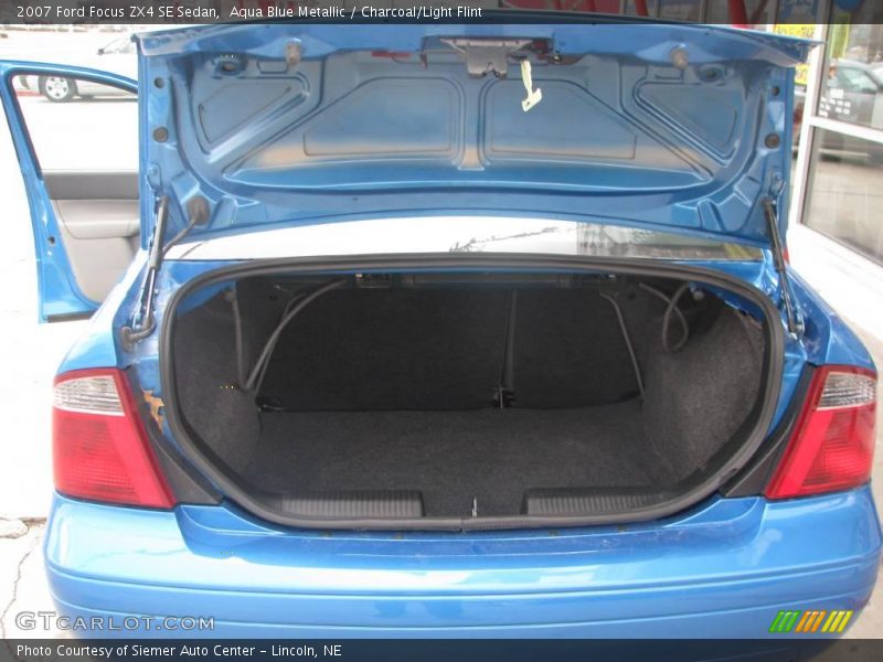 Aqua Blue Metallic / Charcoal/Light Flint 2007 Ford Focus ZX4 SE Sedan