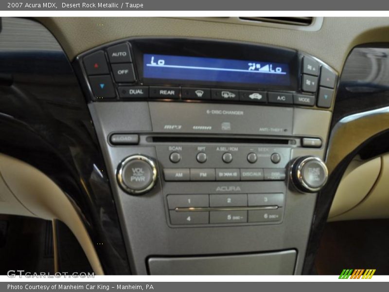 Desert Rock Metallic / Taupe 2007 Acura MDX