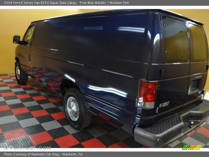 True Blue Metallic / Medium Flint 2004 Ford E Series Van E350 Super Duty Cargo