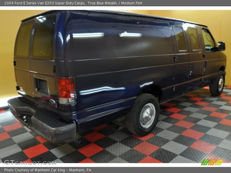 True Blue Metallic / Medium Flint 2004 Ford E Series Van E350 Super Duty Cargo