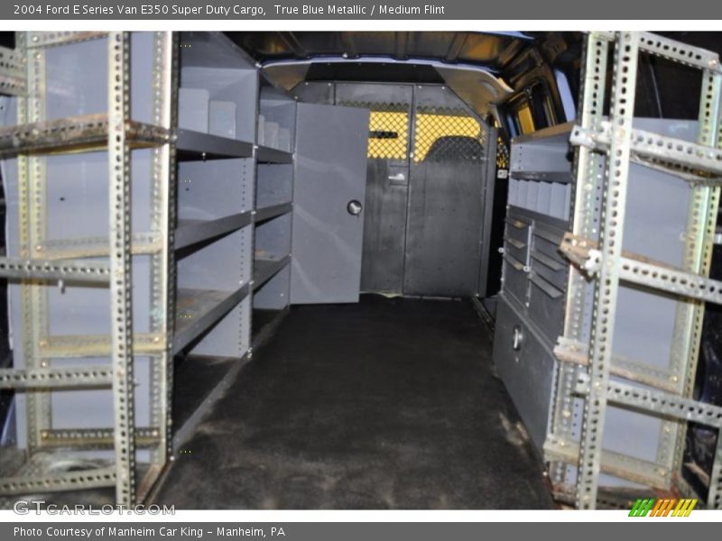 True Blue Metallic / Medium Flint 2004 Ford E Series Van E350 Super Duty Cargo