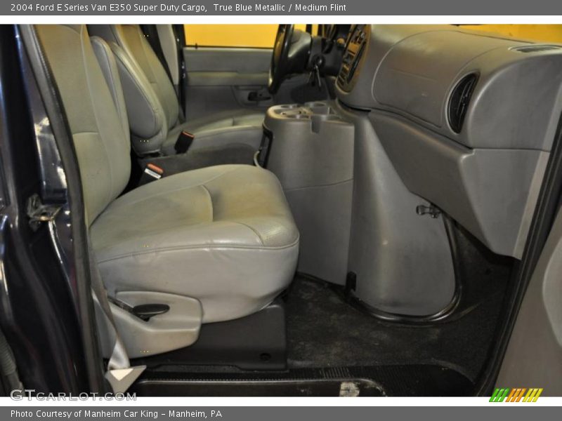 True Blue Metallic / Medium Flint 2004 Ford E Series Van E350 Super Duty Cargo