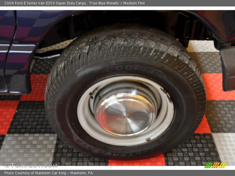 True Blue Metallic / Medium Flint 2004 Ford E Series Van E350 Super Duty Cargo