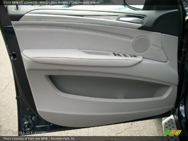 Monaco Blue Metallic / Grey Nevada Leather 2009 BMW X5 xDrive30i