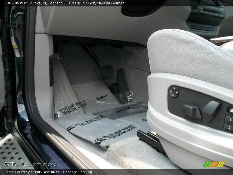 Monaco Blue Metallic / Grey Nevada Leather 2009 BMW X5 xDrive30i