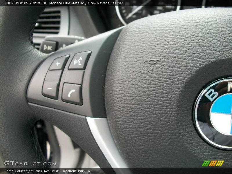 Monaco Blue Metallic / Grey Nevada Leather 2009 BMW X5 xDrive30i
