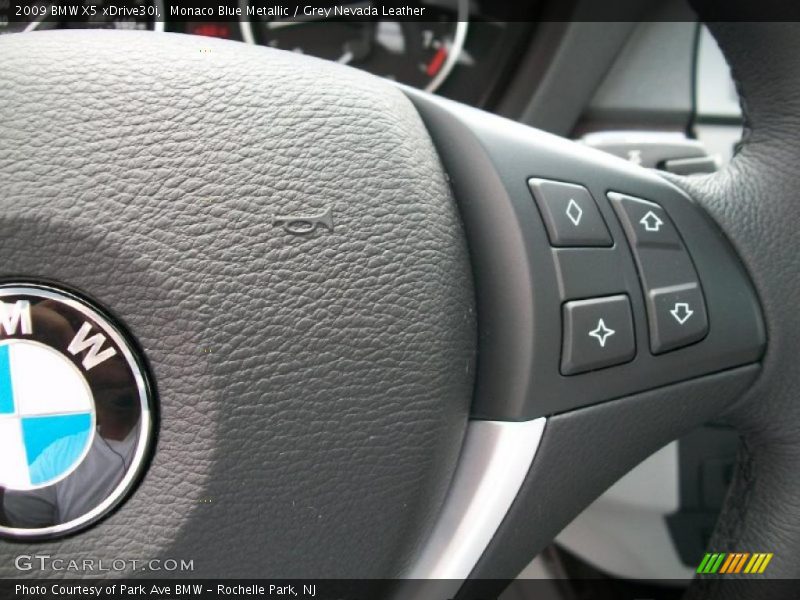 Monaco Blue Metallic / Grey Nevada Leather 2009 BMW X5 xDrive30i