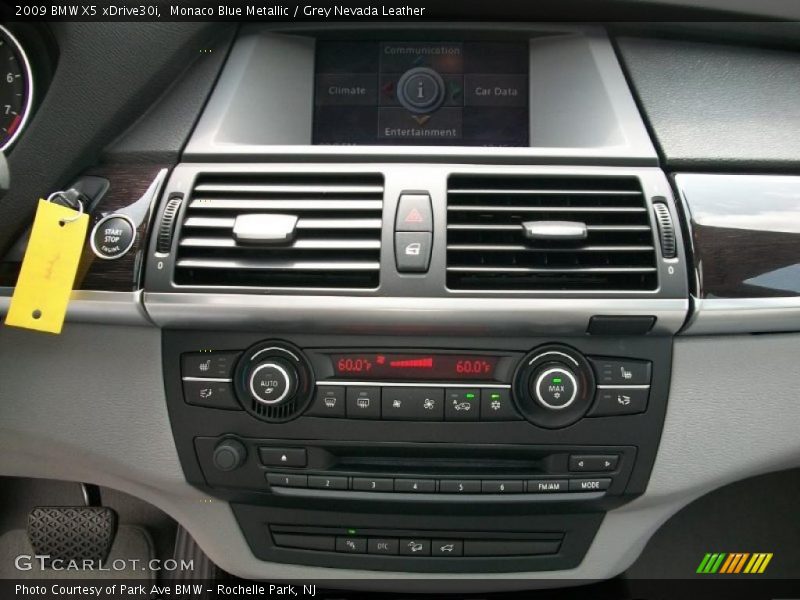Monaco Blue Metallic / Grey Nevada Leather 2009 BMW X5 xDrive30i