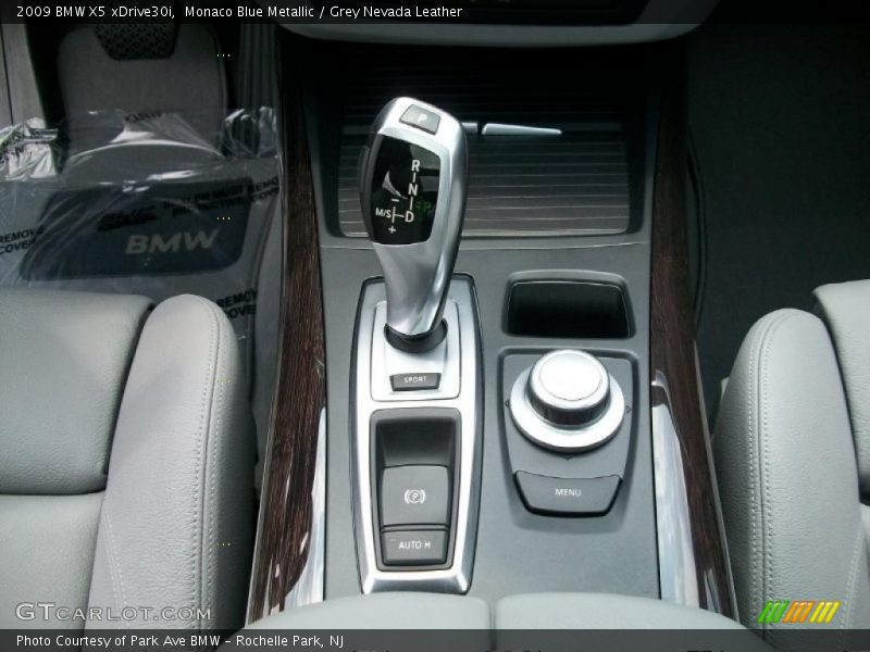 Monaco Blue Metallic / Grey Nevada Leather 2009 BMW X5 xDrive30i