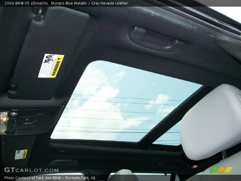 Monaco Blue Metallic / Grey Nevada Leather 2009 BMW X5 xDrive30i