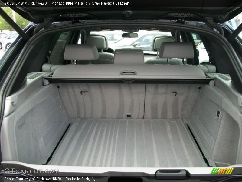 Monaco Blue Metallic / Grey Nevada Leather 2009 BMW X5 xDrive30i