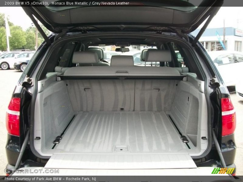Monaco Blue Metallic / Grey Nevada Leather 2009 BMW X5 xDrive30i