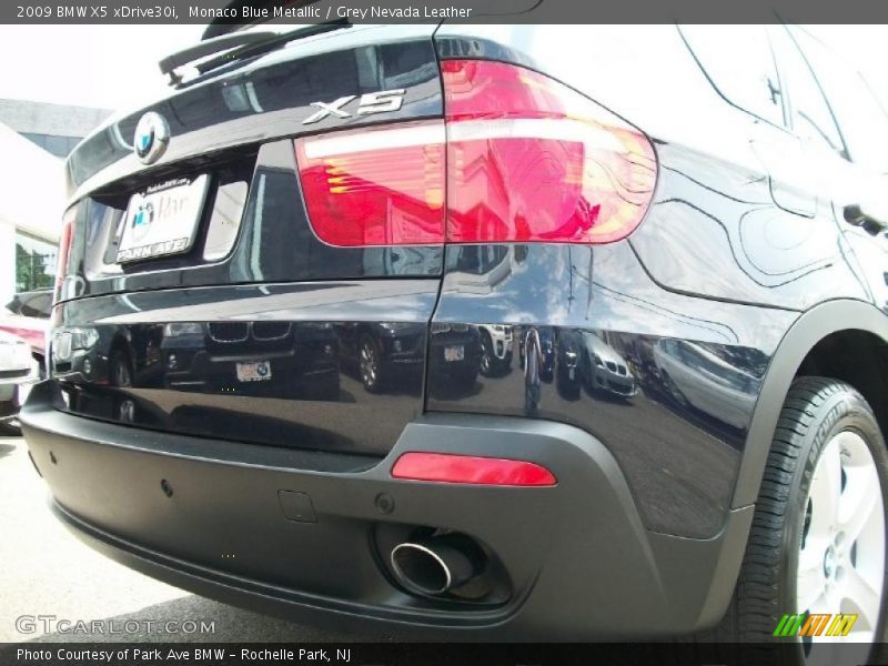 Monaco Blue Metallic / Grey Nevada Leather 2009 BMW X5 xDrive30i