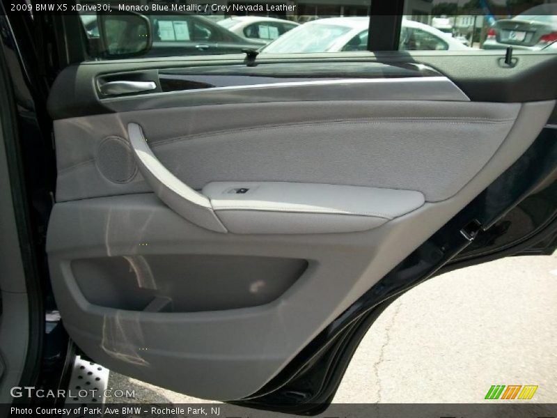 Monaco Blue Metallic / Grey Nevada Leather 2009 BMW X5 xDrive30i