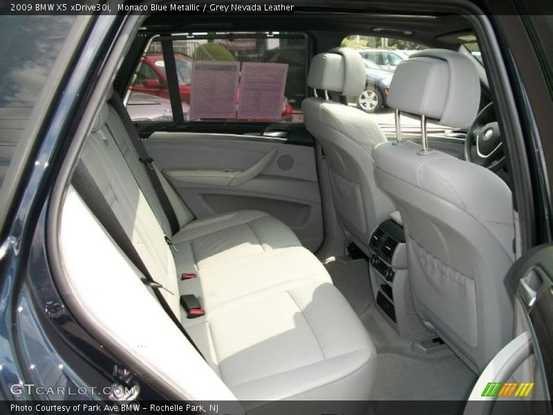 Monaco Blue Metallic / Grey Nevada Leather 2009 BMW X5 xDrive30i