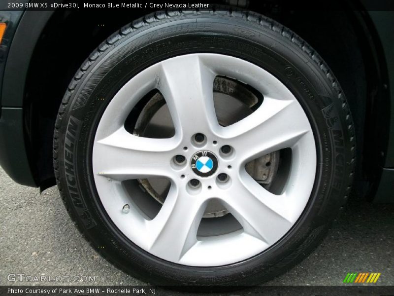 Monaco Blue Metallic / Grey Nevada Leather 2009 BMW X5 xDrive30i