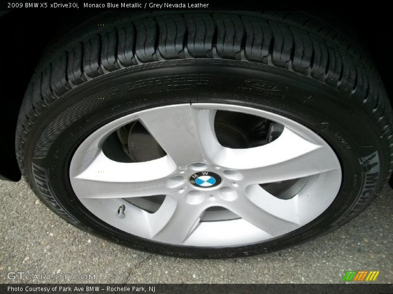 Monaco Blue Metallic / Grey Nevada Leather 2009 BMW X5 xDrive30i