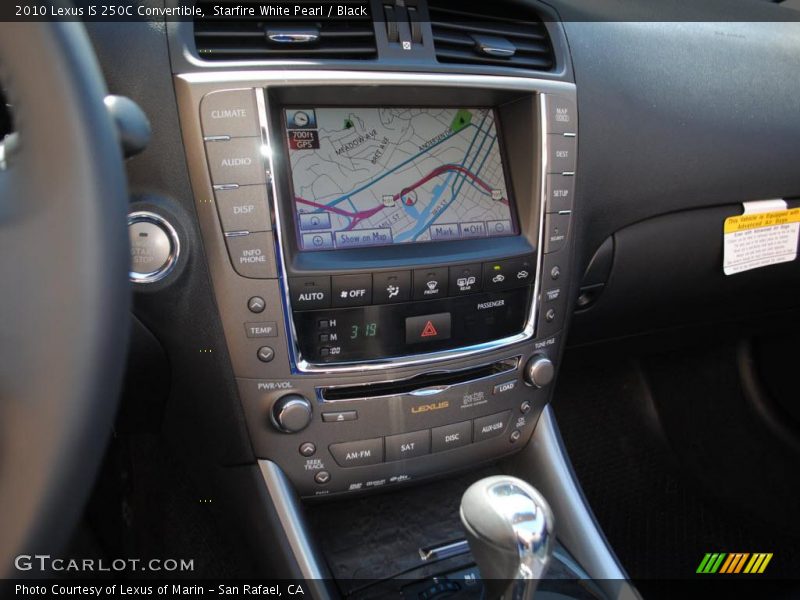 Starfire White Pearl / Black 2010 Lexus IS 250C Convertible