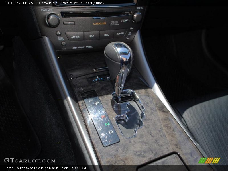 Starfire White Pearl / Black 2010 Lexus IS 250C Convertible