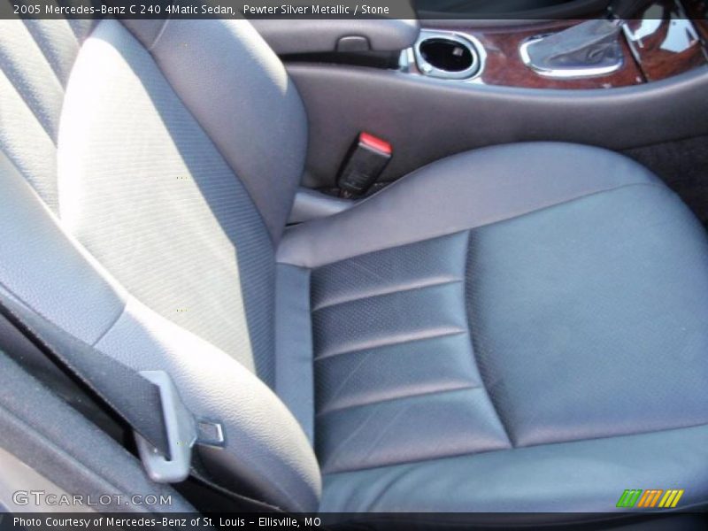 Pewter Silver Metallic / Stone 2005 Mercedes-Benz C 240 4Matic Sedan
