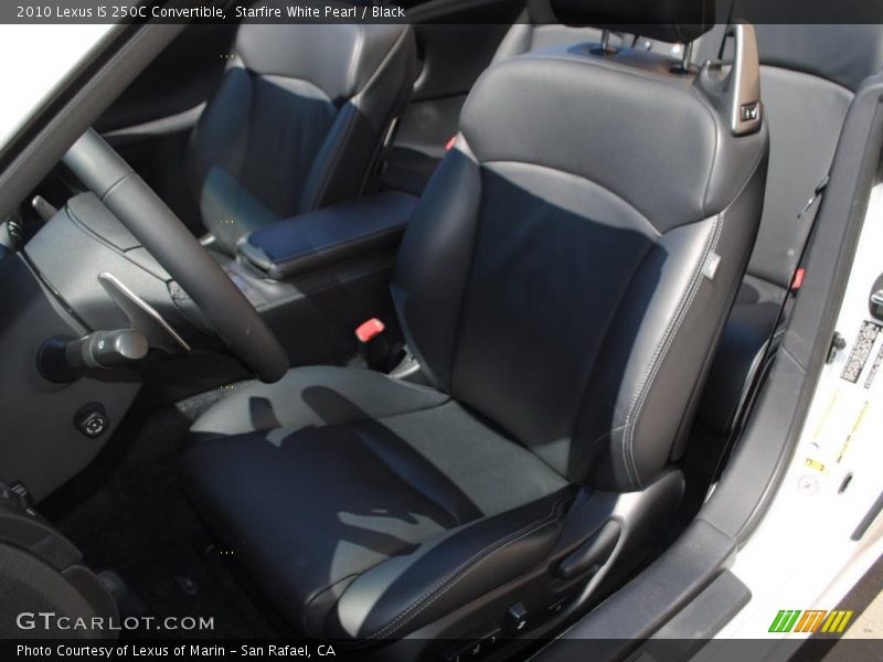 Starfire White Pearl / Black 2010 Lexus IS 250C Convertible