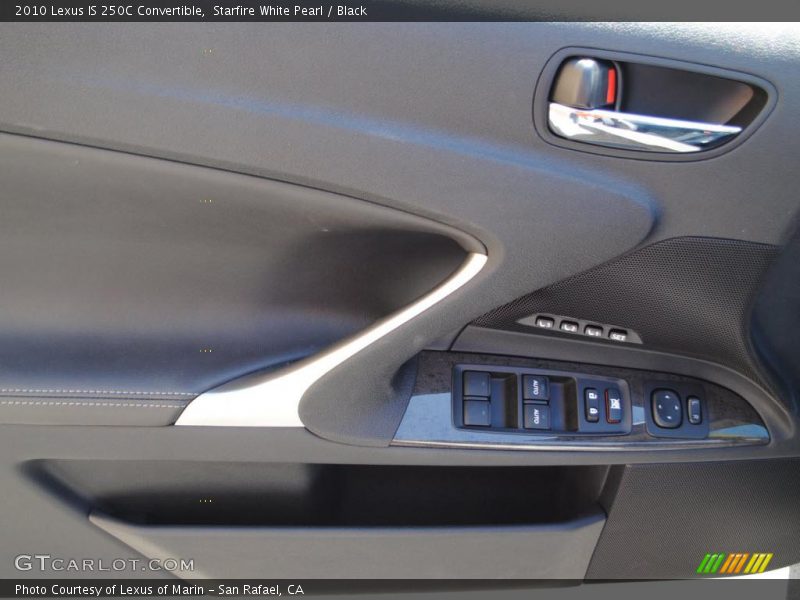 Starfire White Pearl / Black 2010 Lexus IS 250C Convertible