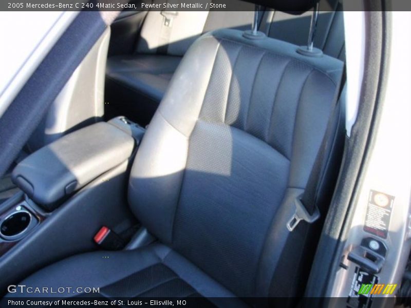Pewter Silver Metallic / Stone 2005 Mercedes-Benz C 240 4Matic Sedan