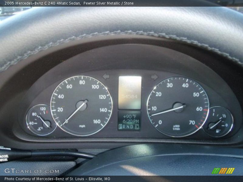 Pewter Silver Metallic / Stone 2005 Mercedes-Benz C 240 4Matic Sedan